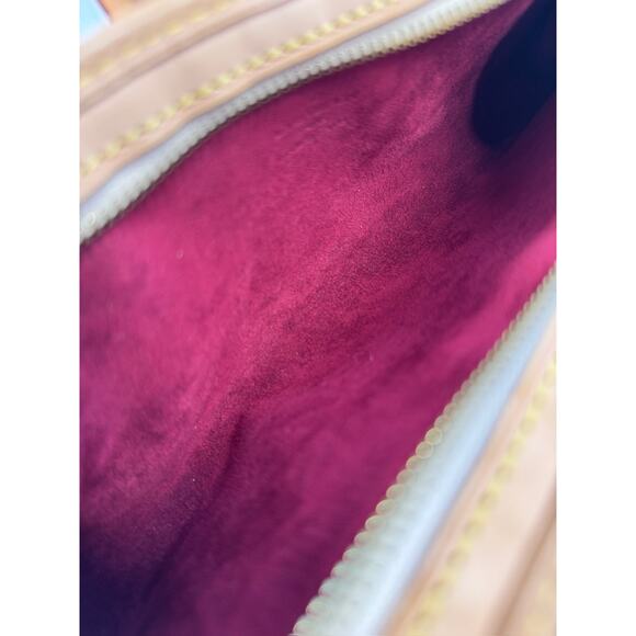 Louis Vuitton 00s Multicolor Blanc / White Monogram Shirley Pochette Clutch Bag - Picture 7 of 8